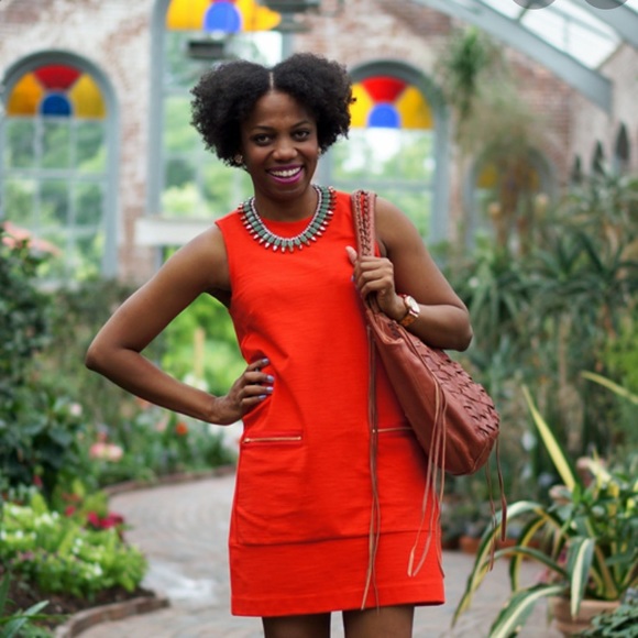 zip shift dress